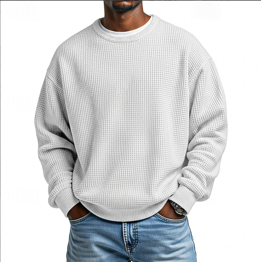 Relaxed Fit Pullover für Männer in 100% Polyester – Bild 15 | LuxeStyle
