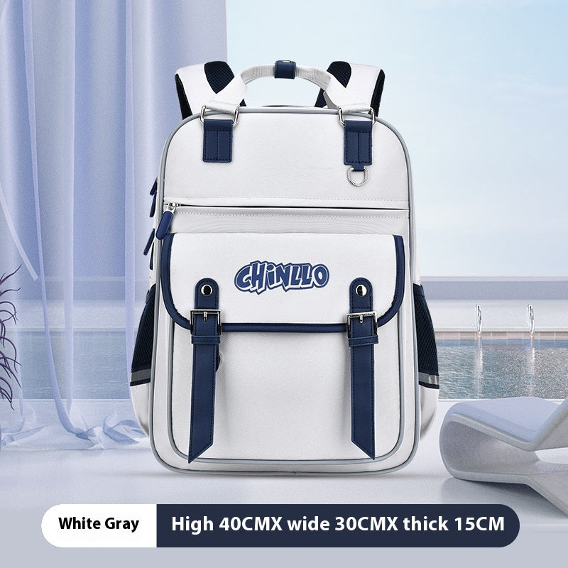 Leichter atmungsaktiver Schulrucksack 40x30x15 cm – Bild 5 | LuxeStyle