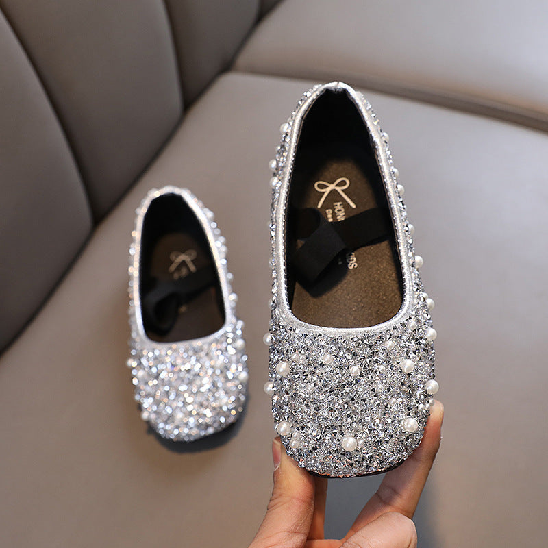 Mädchenschuhe mit Schleife und Strass – Bild 4 | LuxeStyle