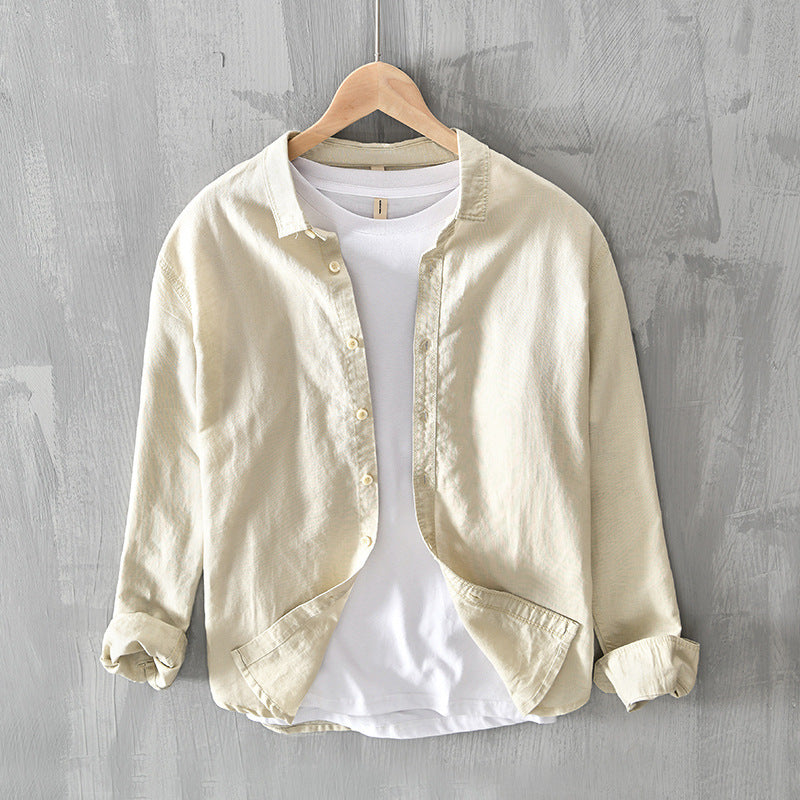 Langärmliges Baumwoll‑Linien‑Shirt – Bild 3 | LuxeStyle