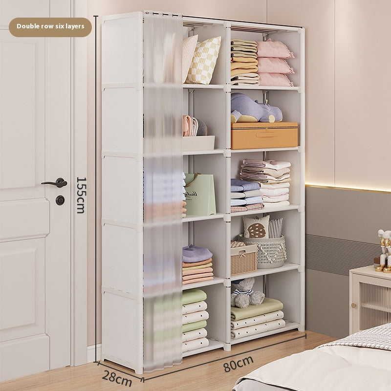 Staubdichter Kleiderschrank mit modularem Design