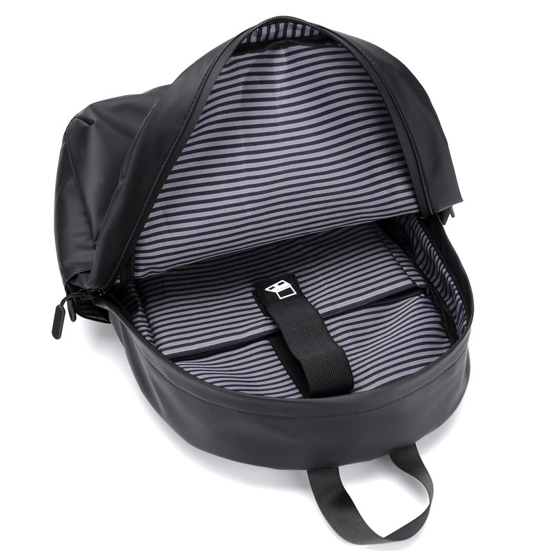 Grosser, modischer Rucksack in Unifarben – Bild 5 | LuxeStyle