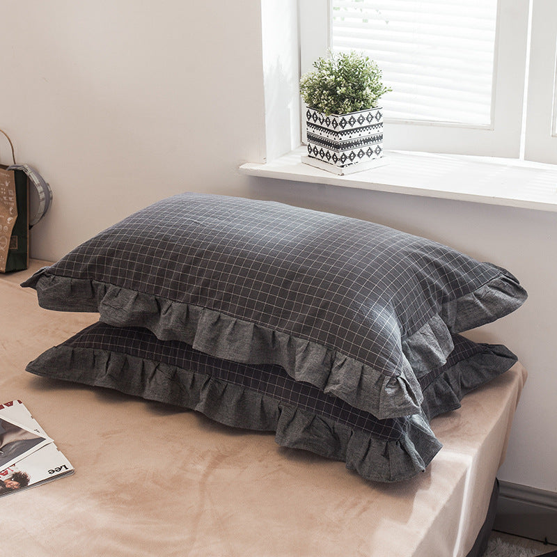 Kissenbezug mit Rüschen aus Baumwolle – Bild 5 | LuxeStyle