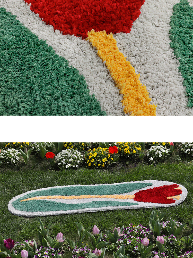 Tulpen Teppich für Kinderzimmer
