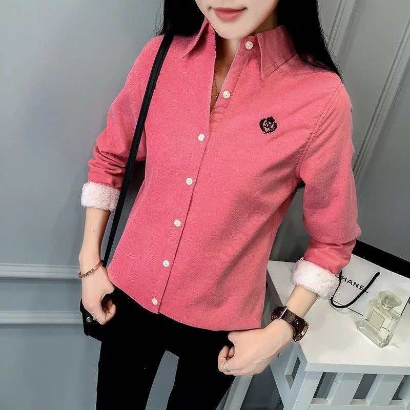 Besticktes Langarmshirt für Damen