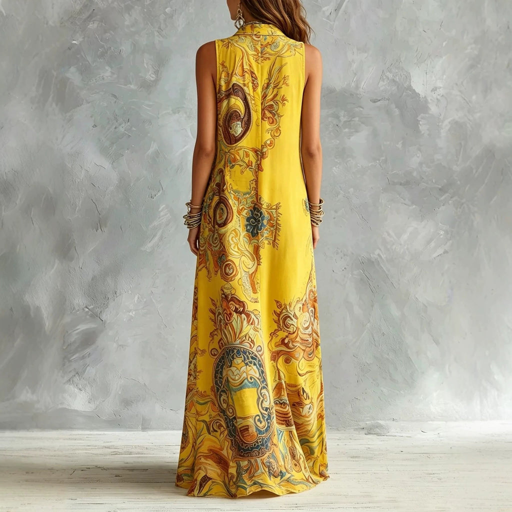 Elegante Strandkleidung mit Blumenmuster
