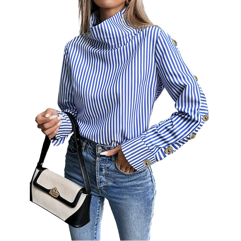 Streifen-Langarmshirt
