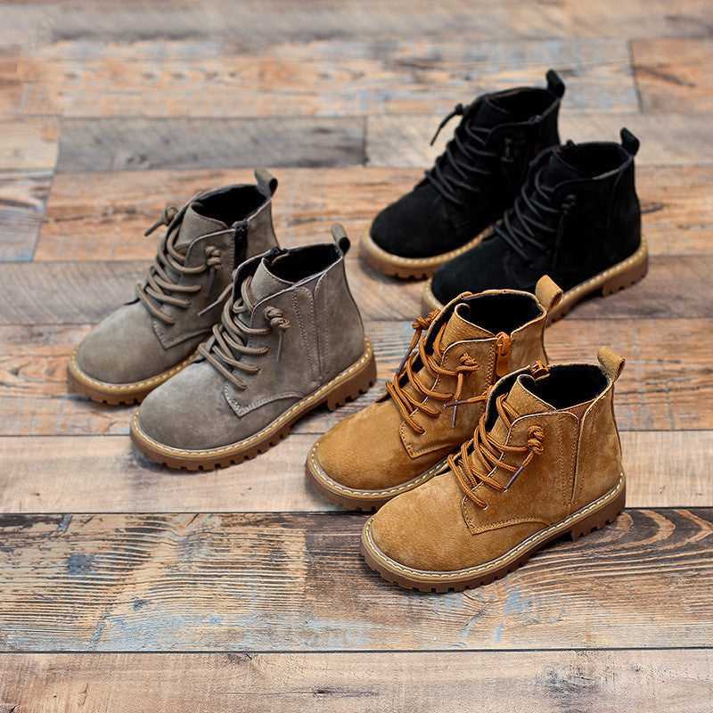 Kinder Martin Boots aus Schafleder – Bild 6 | LuxeStyle