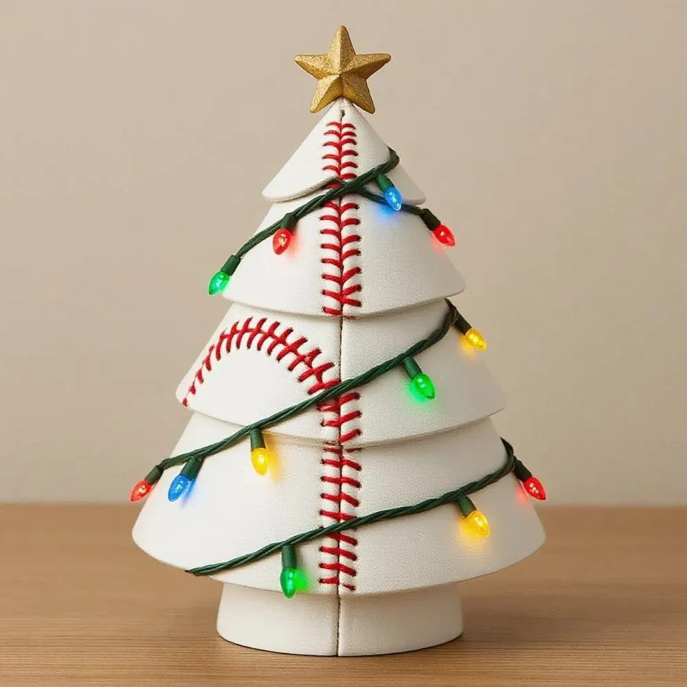 Rugby Weihnachtsbaum aus Harz 15 cm – Bild 8 | LuxeStyle