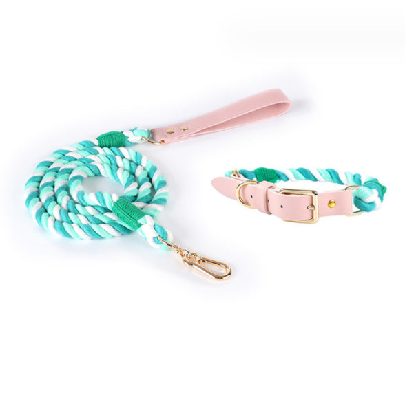 Halsband-Set mit Baumwollseil und Leder – Bild 16 | LuxeStyle