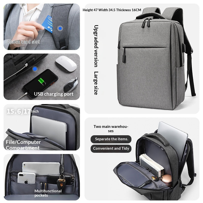 Business-Backpack mit Laptopfach – Bild 10 | LuxeStyle