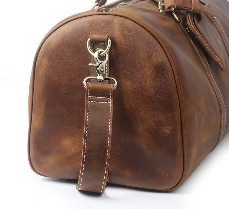 Retro Leder Reisetasche – Bild 3 | LuxeStyle