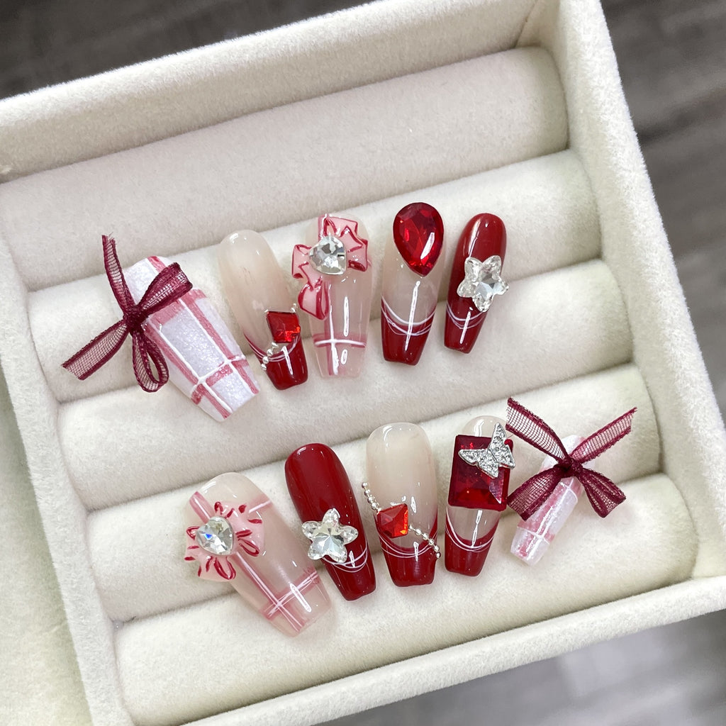Personalisierbares French-Nagel-Set | LuxeStyle