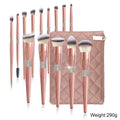 Rose Gold Make-up-Bürsten-Set mit 14 Stück