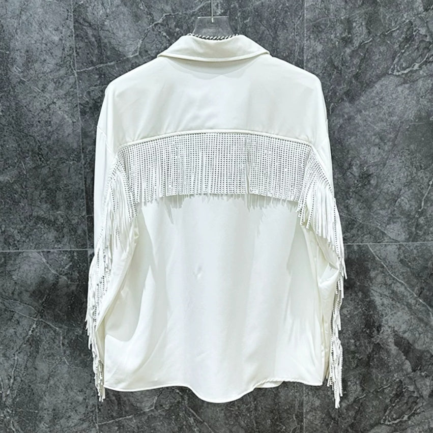 Trendiges Hemd im koreanischen Stil mit Quasten – Bild 3 | LuxeStyle