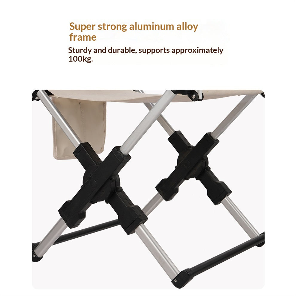 Faltbarer Regiestuhl aus Aluminium