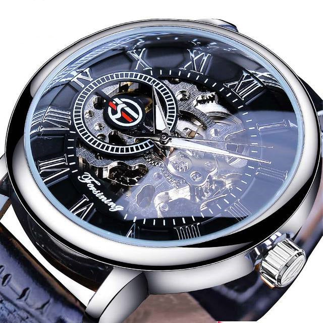 Mechanische Herrenuhr mit Skelett-Zifferblatt – Bild 11 | LuxeStyle