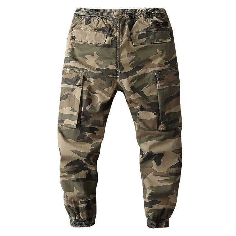 Camo Ankle-Tied Freizeithose für Herren