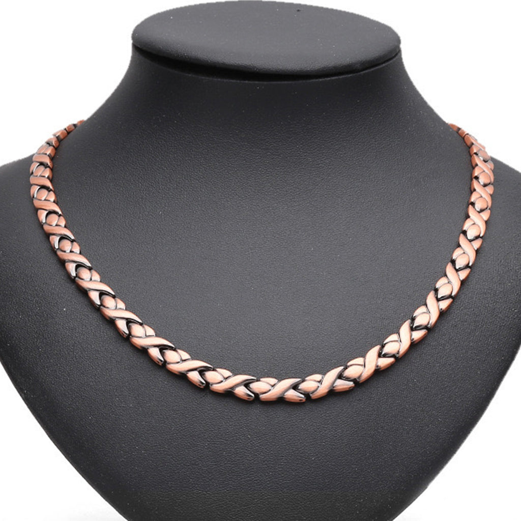 Kupfer-Flechtkette im Vintage-Stil – Ansicht 2