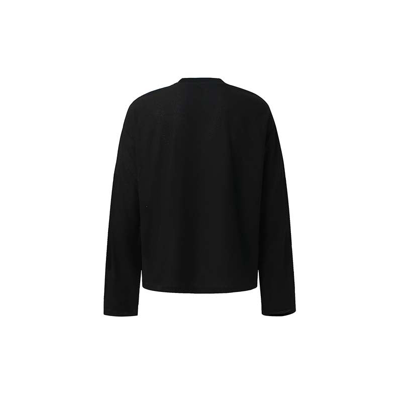Langarm-Hoodie mit tanzender Katze, lockere Passform