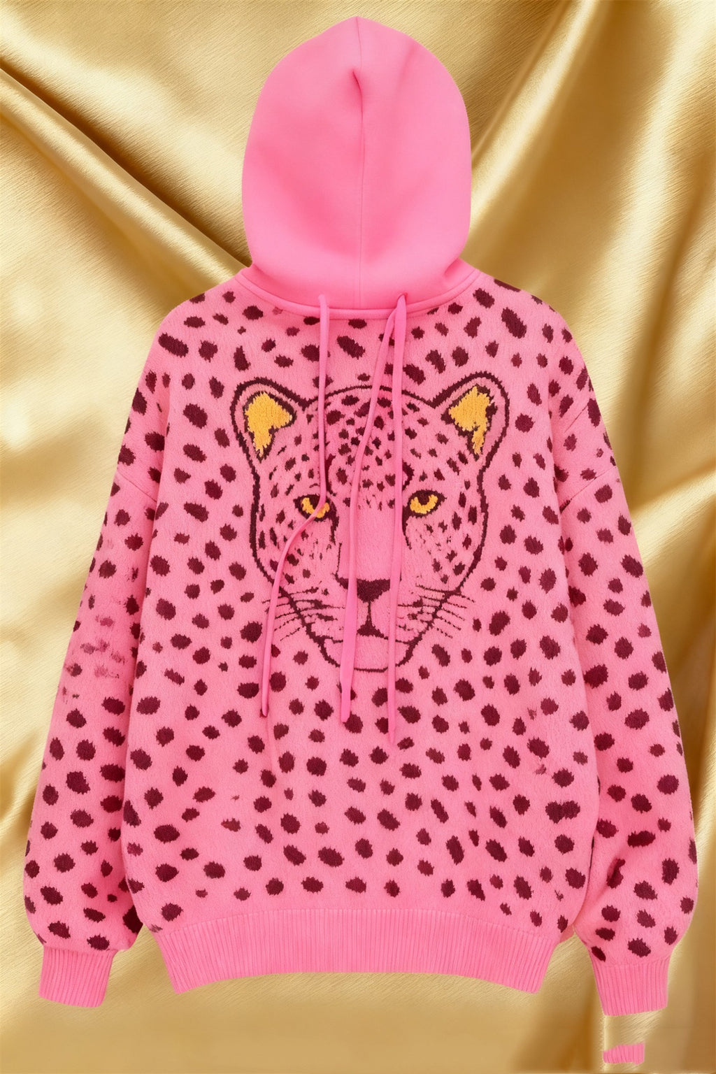 Freizeitpullover aus bedrucktem Polyester