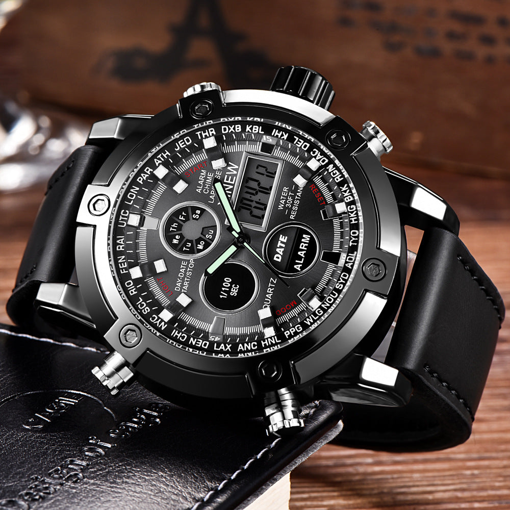 Herrenarmbanduhr Multifunktional