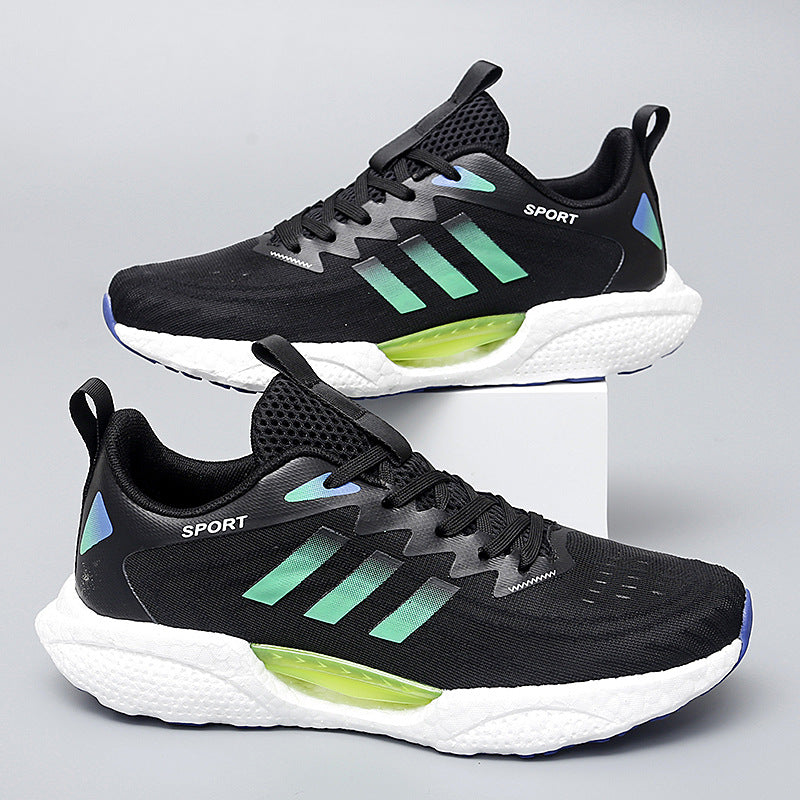 Leichter Mesh-Sneaker mit Streifenmuster – Bild 6 | LuxeStyle