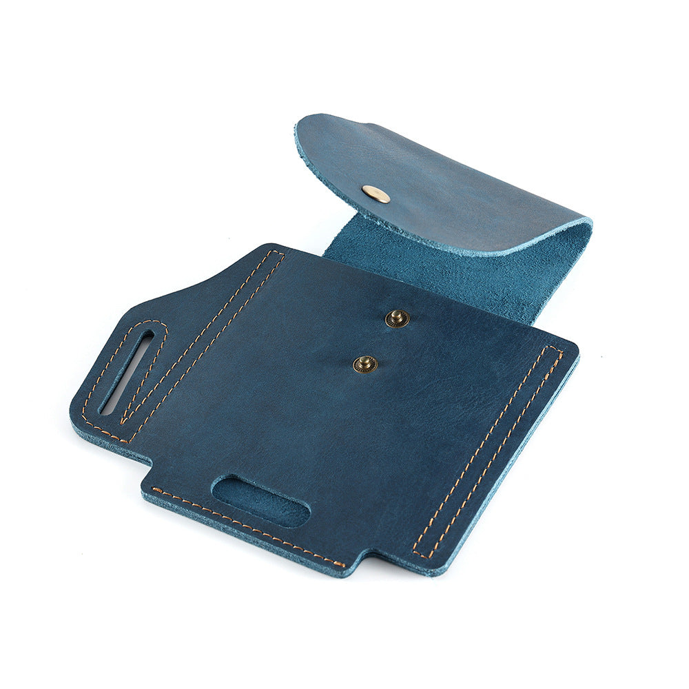 Multifunktionaler Handyhalter aus Leder