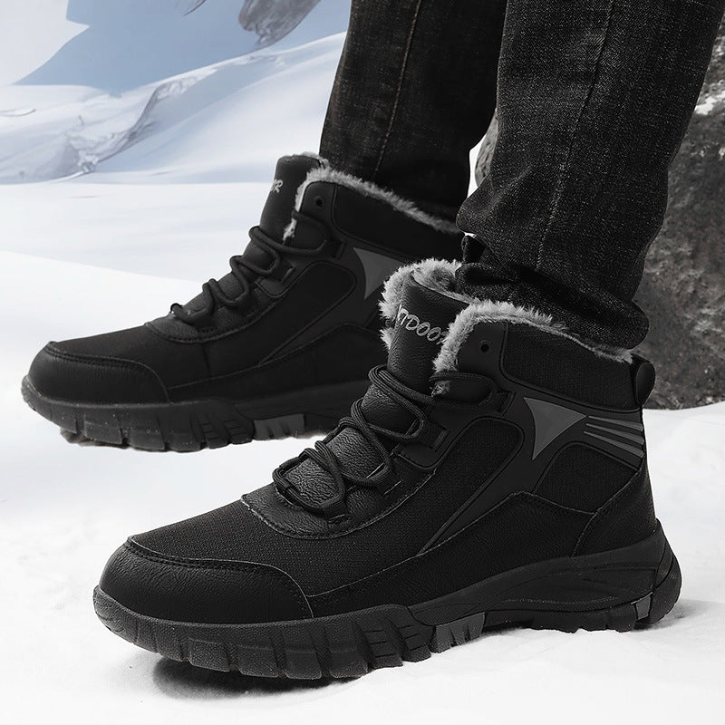 Warme, wasserdichte High-top Winterstiefel – Bild 3 | LuxeStyle