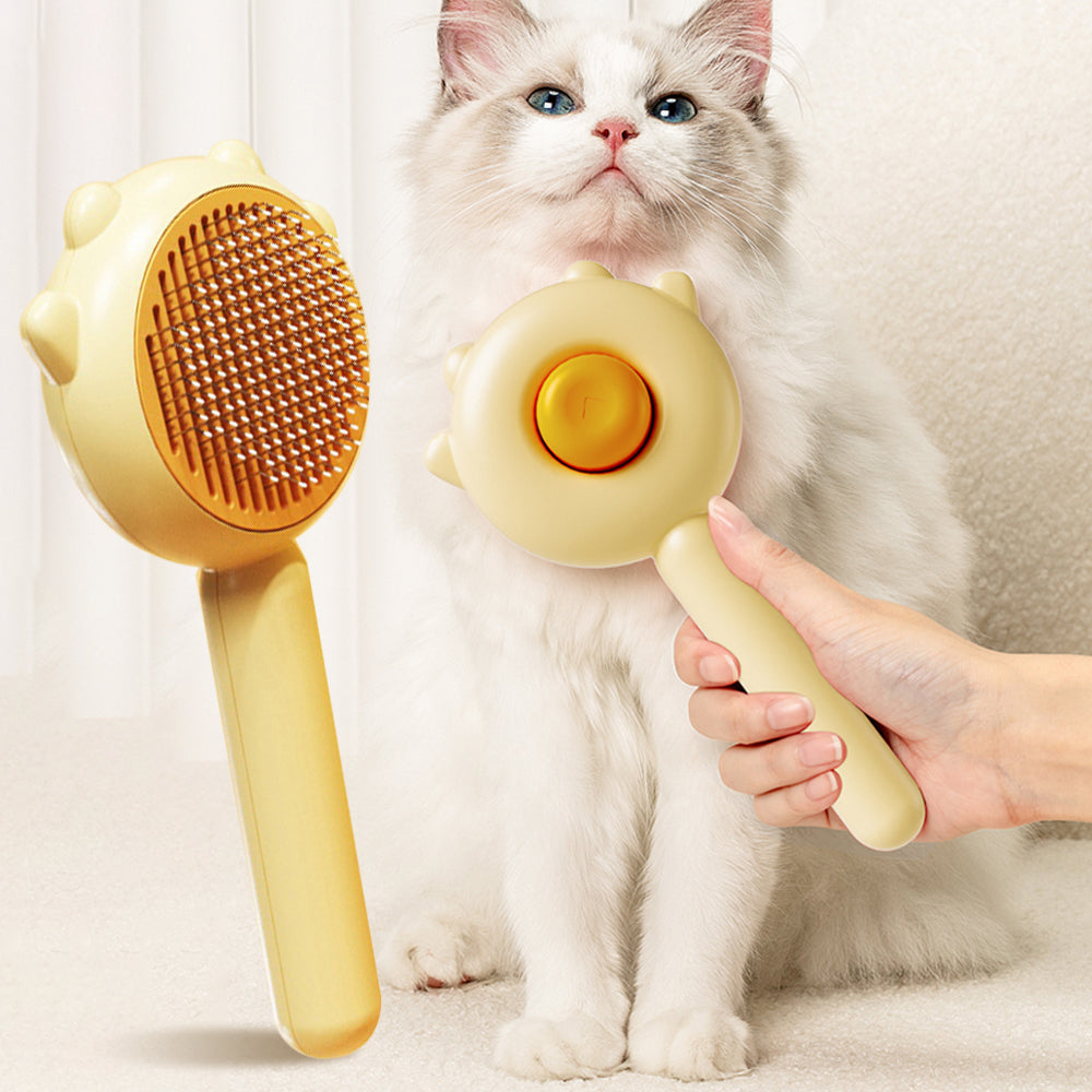 Katzen- und Hundebürste mit Massagefunktion