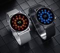 Leichte LED-Uhr mit Milanaise-Armband | LuxeStyle