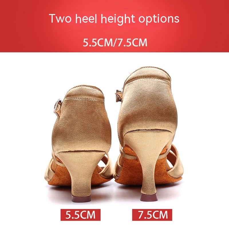 Latinen-Tanzstiefel mit weichem Sohlen