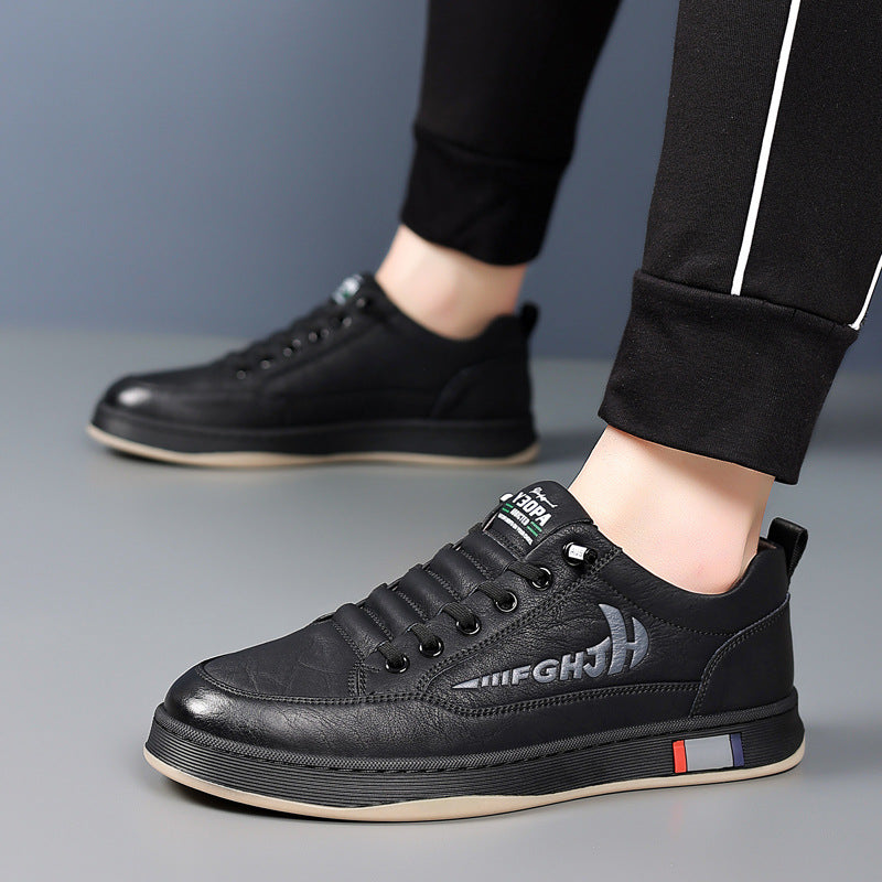 Atmungsaktive Freizeit-Lederschuhe für Herren