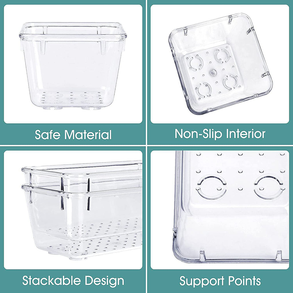 Transparentes Desktop Aufbewahrungsboxen Set – Bild 4 | LuxeStyle