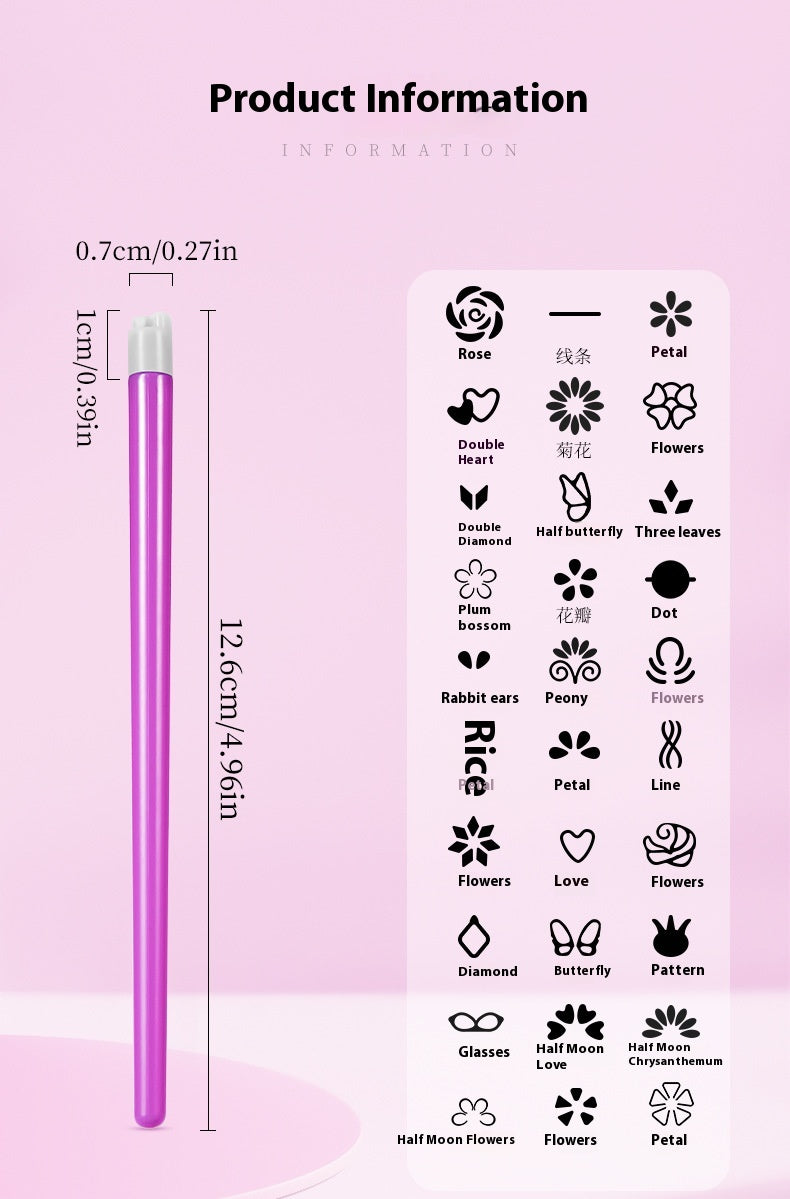 Nail Art Silikon Stempel- und Transferstift – Bild 2 | LuxeStyle