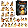 Retro Patchwork Geist Anhänger mit Halloween-Beleuchtung