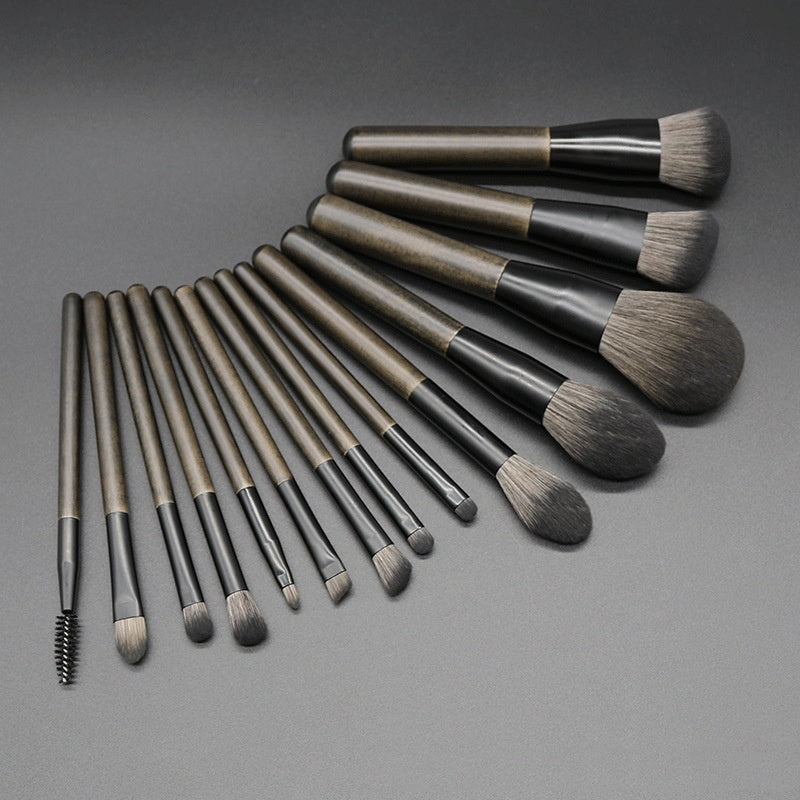 Ebony 14-teiliges Make-up Pinselset