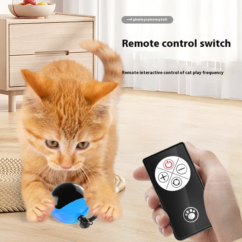 Rotierender Katzen-Teaser Ball mit Licht & Sound
