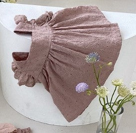 Baby-Set: Weste mit Hose und Rüschenärmeln | LuxeStyle
