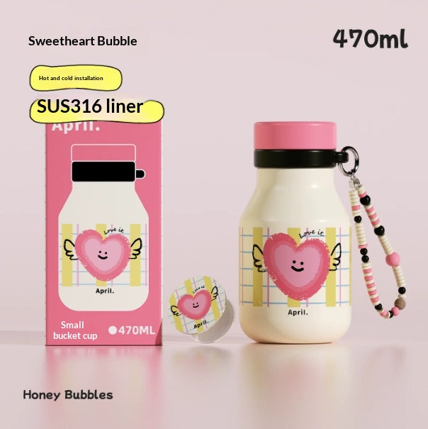 316-Edelstahl Kaffeetasse für Frauen