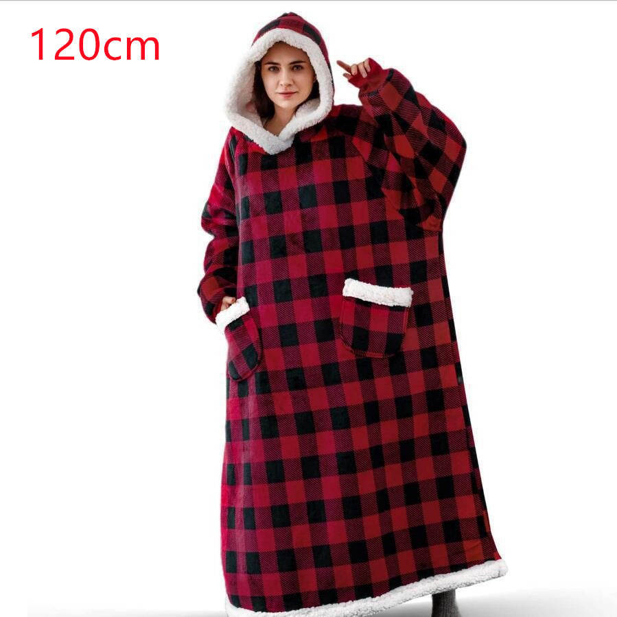 XXL Hoodie-Decke mit Taschen für Sie & Ihn