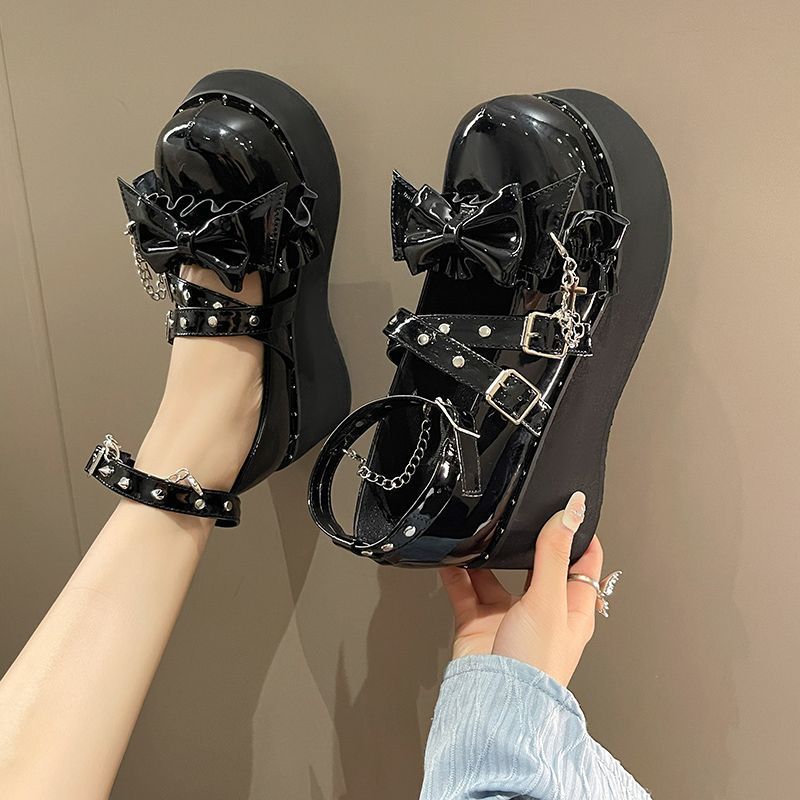 Mary Jane Halbschuhe mit Schleife – Bild 8 | LuxeStyle