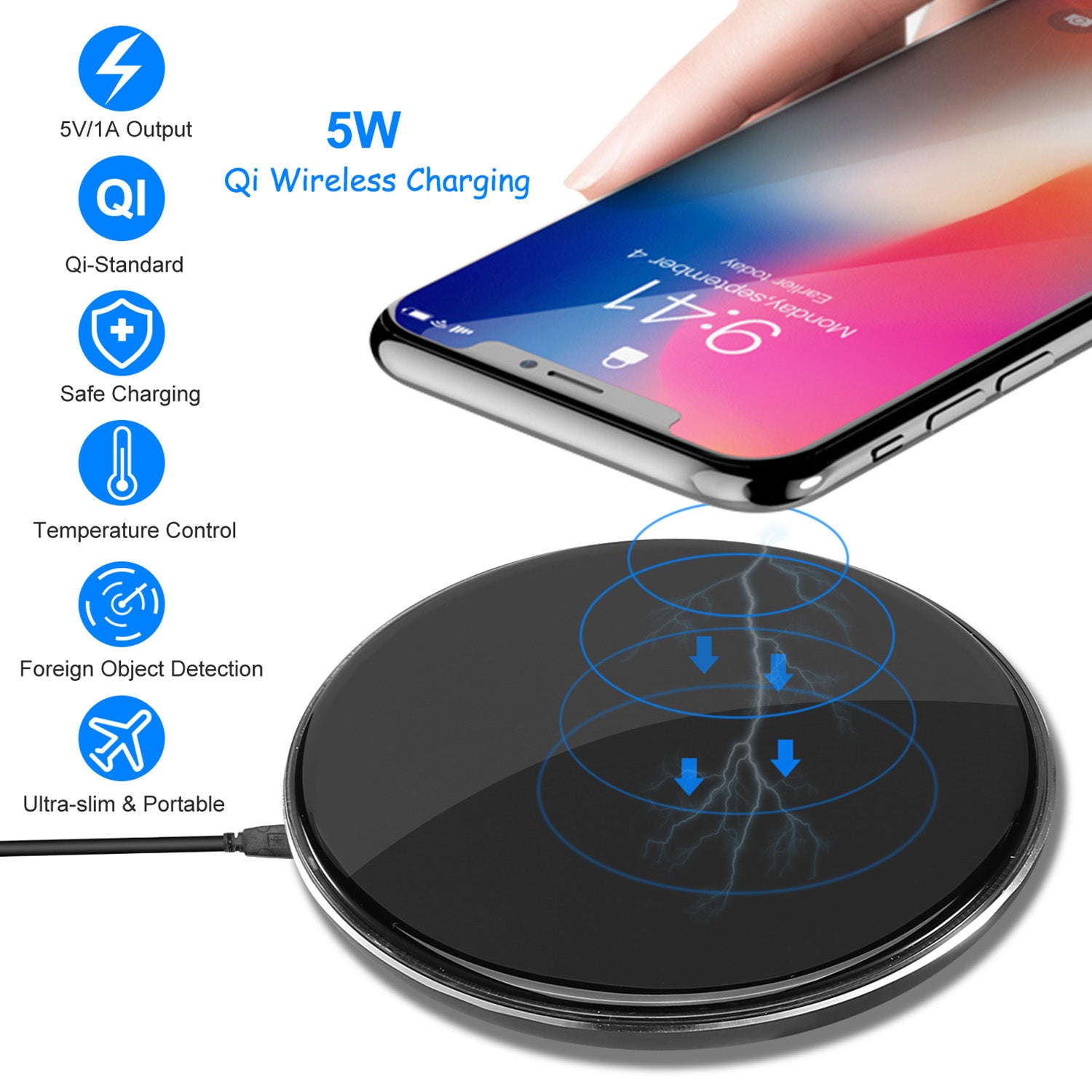 Wireless-Charger «ChargeSpot» · kabellos laden