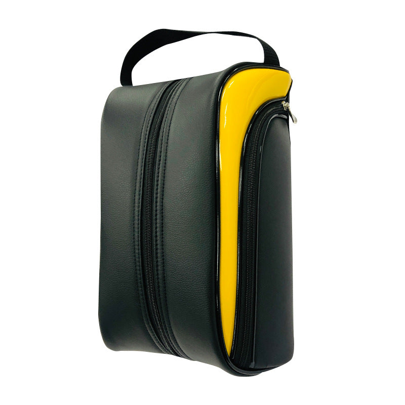 Golfschuhtasche aus Leder, Litchi-Muster – Bild 6 | LuxeStyle
