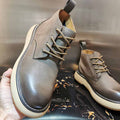 Warme High-Top Lederschuhe aus Rindsleder | LuxeStyle