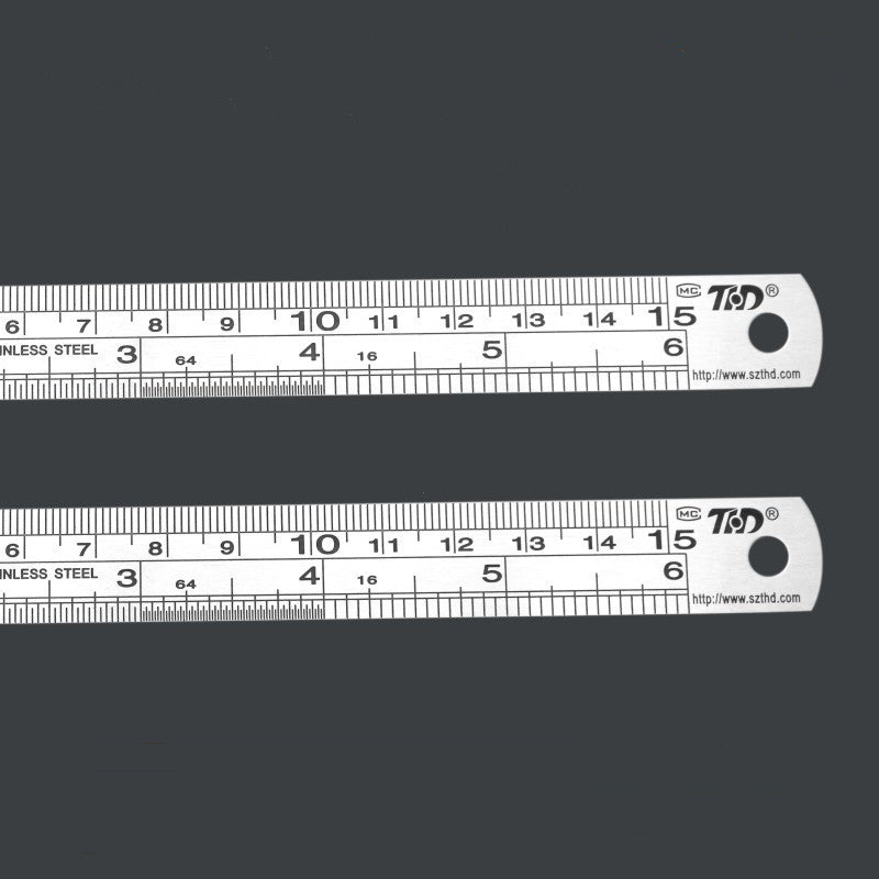 Gerades Edelstahl-Lineal (15, 20, 30, 50 cm)