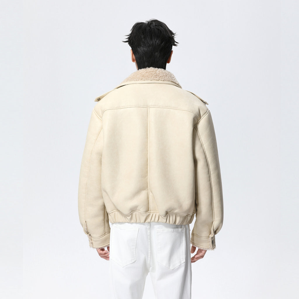 Warm gefütterte Jacke mit Umlegekragen – Ansicht 4