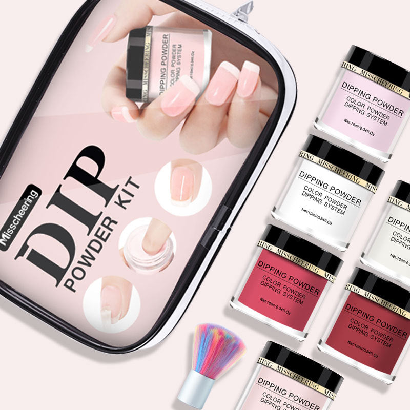 Nageldesign-Infiltrations-Pulver-Set mit Gummidichtung – Bild 6 | LuxeStyle