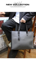 Karo Tote Alltag Schultertasche Herren | LuxeStyle