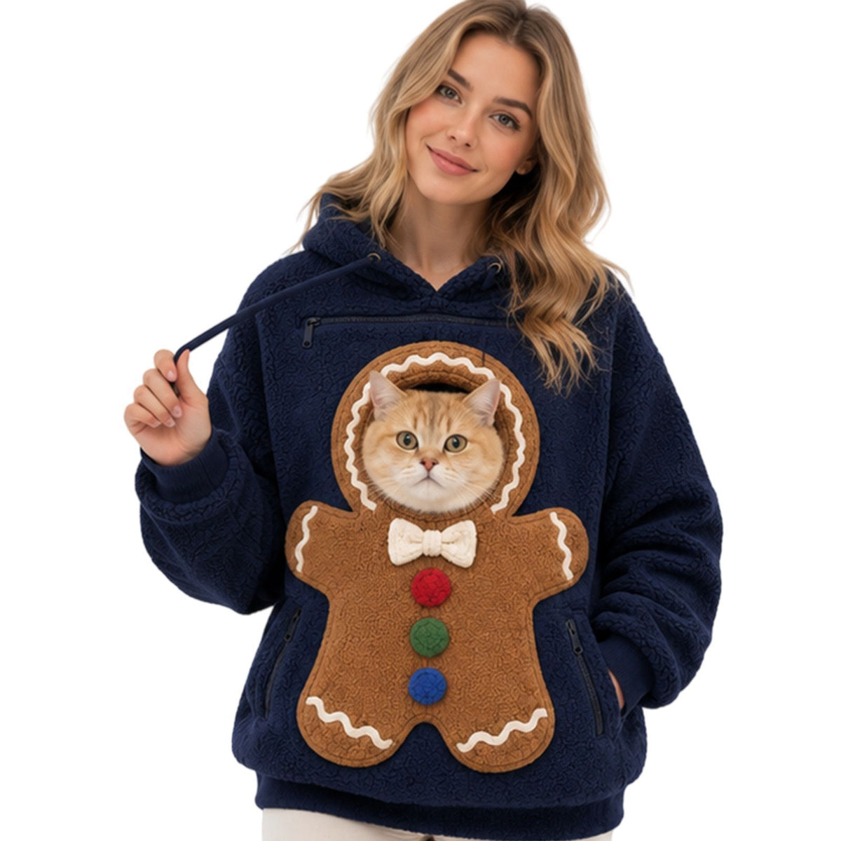 Fleece‑gefülltes Hoodie mit Kordel – Bild 4 | LuxeStyle